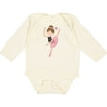 thumbnail image 3 of Inktastic Ballet Dancer for Little Girls Girls Long Sleeve Baby Bodysuit, 3 of 5