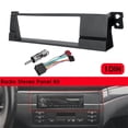 thumbnail image 4 of Phyun Car 1 Din Radio Fascia Adaptor Panel Fit For Bmw 3 Series E46 1998-2005 Cd Dvd Stereo Frame Installation Kit, 4 of 5