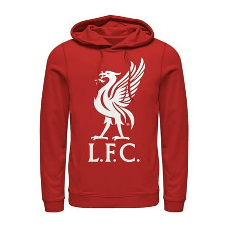 Reebok Football Sweatshirt - Liverpool Football Club Men's Bird Logo Hoodie