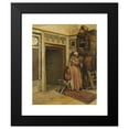 thumbnail image 2 of Ludwig Deutsch 15x18 Black Modern Framed Museum Art Print Titled - The Scholar (1890), 2 of 5