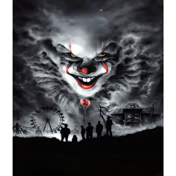 Full Round Drills Horror Characters Diamond Painting Kit DIY Cross Stitch Rhinestone Mosaic Home Decoration Gift