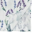 thumbnail image 3 of Saro Lifestyle Lavender Print Tablecloth 65" x 65" Square, 3 of 5