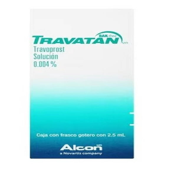 Travatan solución 0.004 % gotero 2.5 ml