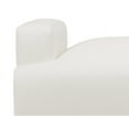 thumbnail image 2 of Chic Home Celicia Bench Pebble Grain PU Leather Ottoman with Metal Frame, Modern Contemporary, White, 2 of 2