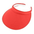 thumbnail image 2 of LRen Women Tea Party Hat Women's Summer Wide Brim Straw Sun Hat for Outdoor Beach Travel and Ponytail Friendly Sun Red, 2 of 4