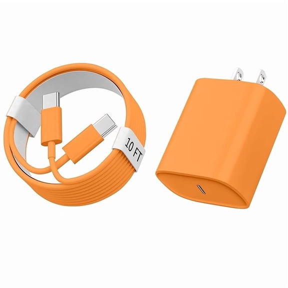 Fast Charger for iPhone 17 16 15 Charger Fast Charging ,10ft USBC to USBC Cable Cord &20W Type C Block for iPhone 17/17 Air/17 Pro Max/17 Pro/16 15 Pro Max/Pro/Plus,iPad Pro/Air/Mini