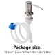 thumbnail image 2 of Bearachild Dispensador de jabón para fregadero, acero inoxidable 304, elegante, resistente a la corrosión fresca, protección a prueba de herrumbre con Accesorios de baño Bearachild HA011284-00B, 2 of 6