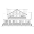 thumbnail image 4 of 763-12749: Traditional Country 3 Bed, 4 Bath Luxury Home Plan, 1990 Sq Ft: Full Blueprints with License to Build by Home Plan Marketplace - Lesuto, 4 of 16