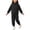 Black, variant on Taqqpue Toddler Girls Solid Color Sweatshirt Casual Pants Set 0-10T | Long Sleeve Crewneck Pullover Tops Joggers,Girls Sweatsuits, Cute 2Pcs Infant Fall Winter Keep Warm Fleece Outfits for Kids
