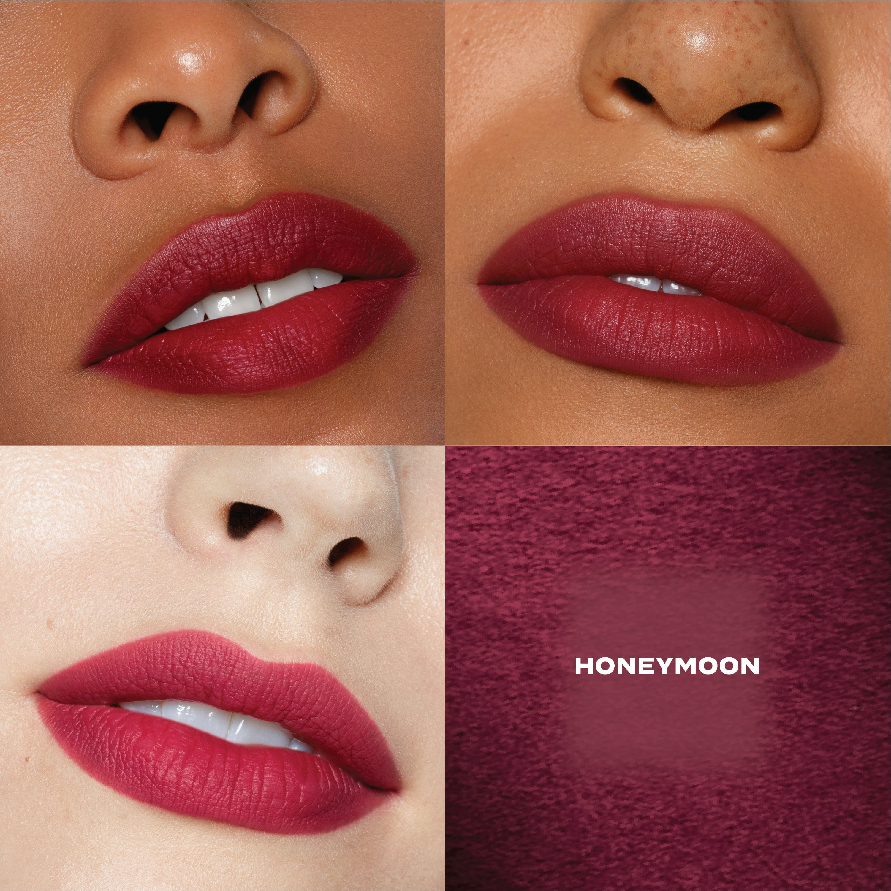 Hard Candy Lip Blur Lipstick Honeymoon, Berry Lip Color, Soft Matte Lip Liner with blotter tool