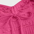 thumbnail image 6 of Peplum Tank Tops for Women Y2k Halter Neck Cute Bow Center Ruched Spaghetti Strap Dressy Casual Crop Camisole Tops, 6 of 6
