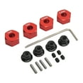 thumbnail image 3 of Remote Control Car Wheel Hub, Easy Installation 14mm Diameter RC Wheel Hub 5.5mm 7mm Thickness  For Replacement Red, 3 of 8