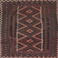thumbnail image 1 of Ahgly Company Machine Washable Indoor Square Traditional Rosy-Finch Purple Area Rugs, 4' Square, 1 of 7