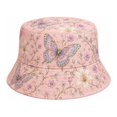 thumbnail image 5 of Gsakboxl Sun Hat Women Nature Botanical Digital Print Bucket Hat Lightweight Casual Garden Morning Baseball Cap Korean Style Outdoor Travel Sun Hat, 5 of 5