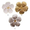 thumbnail image 4 of Servilletero Matsuzay Hebilla Flor Decoración Reutilizable Cocina y Comedor Blanco, 4 of 6