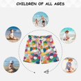 thumbnail image 6 of FORMRS Boys Swim Trunks Quick Dry Mesh Liner Boardshorts Sizes XS-XL, Dark Colorful Circles, 6 of 7