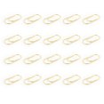 thumbnail image 4 of RUISINERY 20pieces Colored Paper Clip 50mm Large File Clip Metal Paperclips Colorful File Paper Clamp Metal Bookmarks Clip for Office, 4 of 7