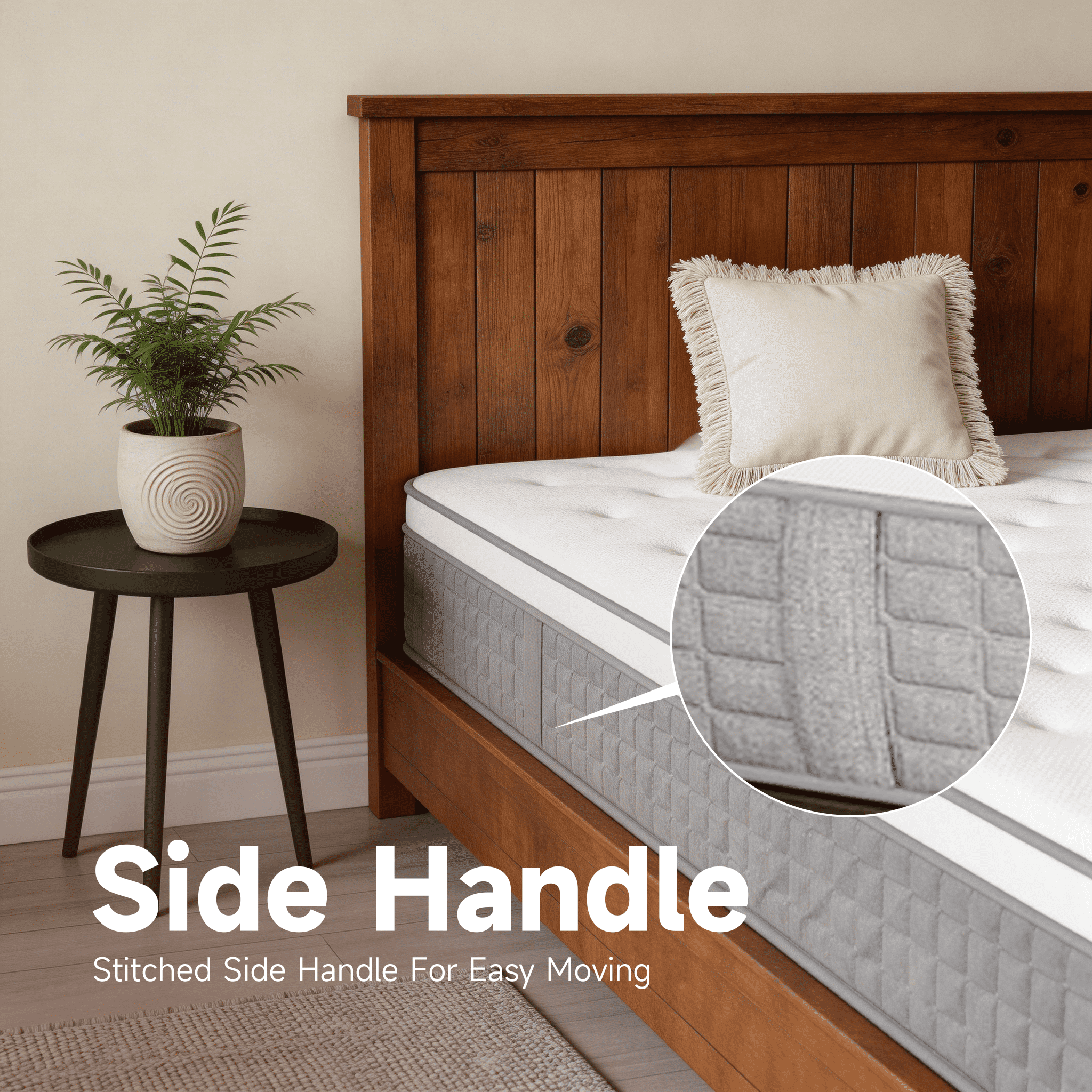 NightyNight 12" Twin Size Firm Hybrid Mattress in a Box with Cooling Gel Memory Foam, Motion Isolation & Temperature Regulation