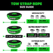 Rhino USA Heavy-Duty Recovery Gear Combos Off-Road Truck Vehicle Recovery (30 Strap + Shackles)