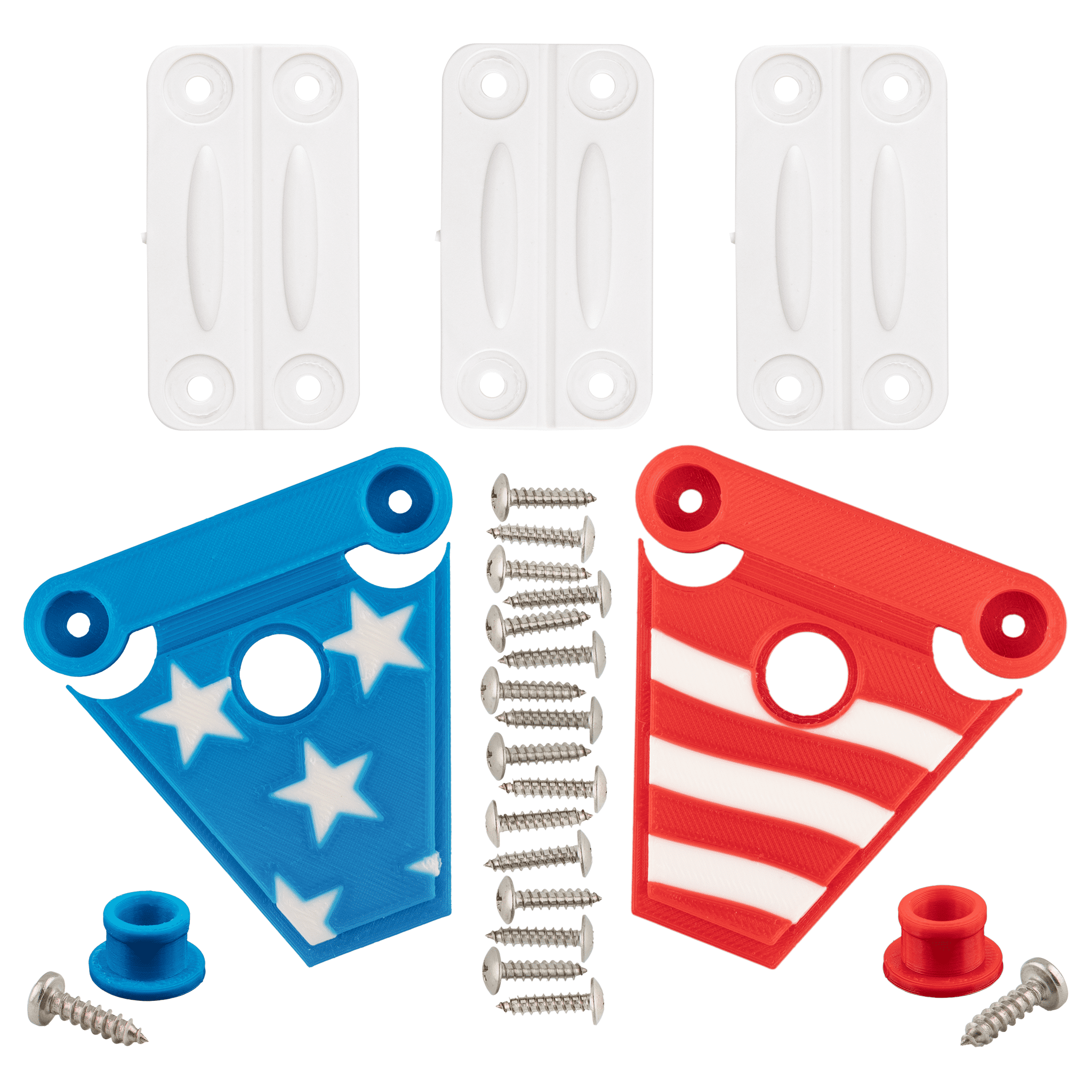 NeverBreak Parts High Strength Red White and Blue Igloo Cooler Hinge