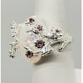 thumbnail image 6 of Size 6, White Fire Opal Flower Ring, 6 of 6