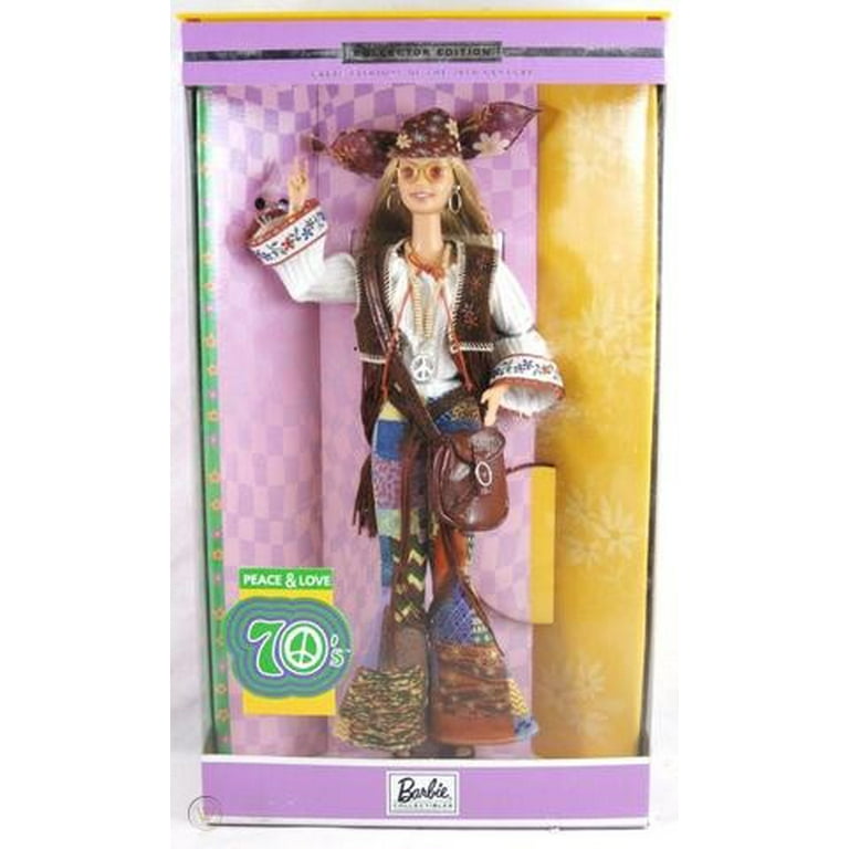Barbieドール　PEACE＆LOVE　70th Barbie Peace & Love 70s Great Fashions of the 20th Century