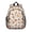 Mushroom and Flower-1, variant on Mushroom and Fern Black Pattern Backpack for School, Cute School Bag with Adjustable Shoulder Straps and Padded Back, 15"x11.42"x5.5"