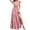 Pink summer dresses for women, variant on Wycnly Summer Dresses for Women Party Fashion Elastic Waist Ruffle Swing Slit A Line Long Dresses 2024 Short Sleeve V-Neck Polka Dot Print Maxi Formal Dress Blue l