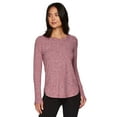 thumbnail image 2 of RBX Active Women's Super Soft Long Sleeve Yoga Tunic Top, 2 of 5