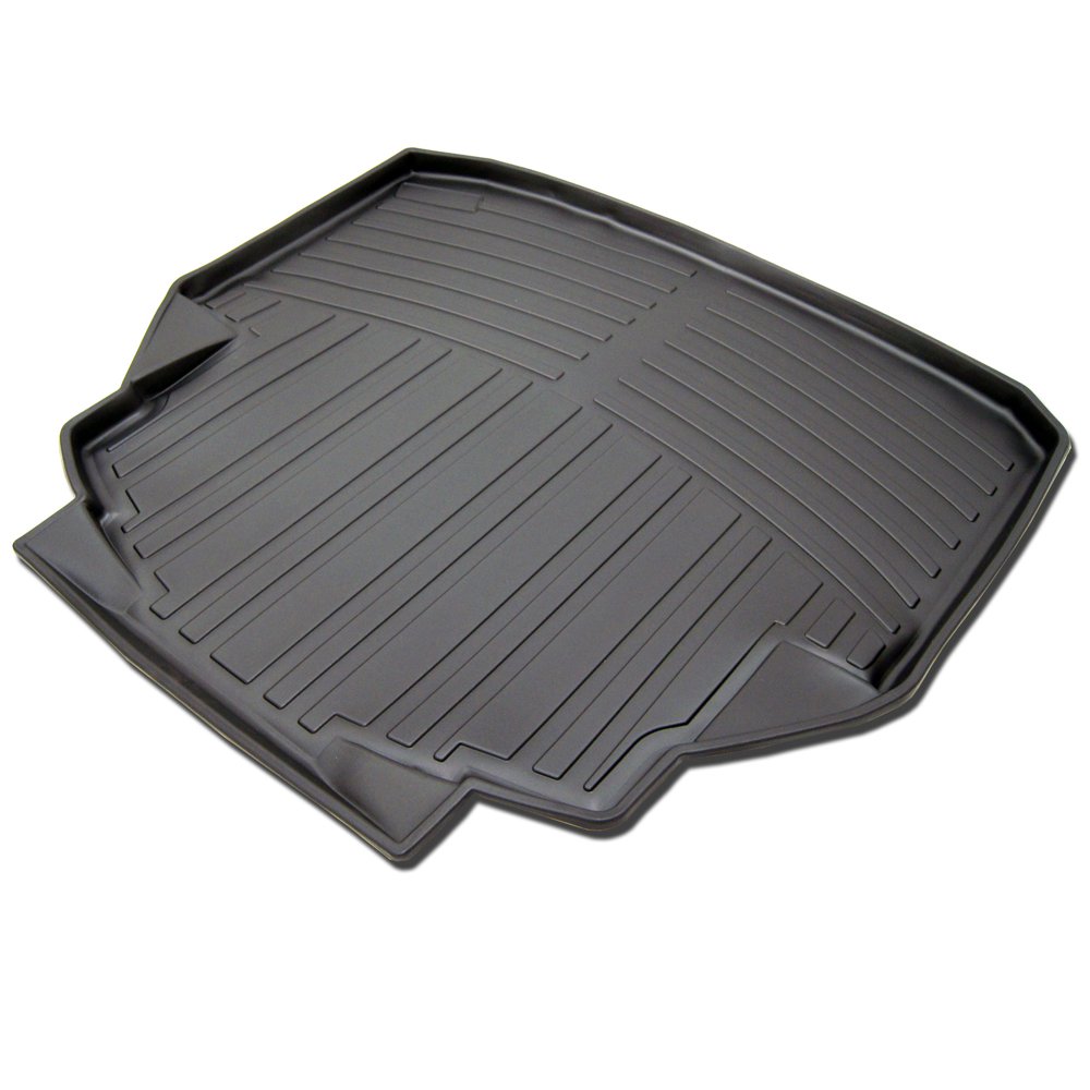 TuningPros CLTM011 Custom Fit Black Trunk Floor Mat For 20082014