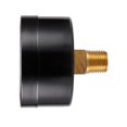 thumbnail image 3 of Manómetro axial, 0-160 psi/0-10 bar, carcasa de hierro inoxidable, montaje inferior NPT de 1/8", manómetro de aire, manómetro de agua, manómetro hidráulico, presostato de aceite, 3 of 4