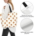 thumbnail image 3 of Balery Funny Corgi Bolsa Tote Estilo Estético con Cremalleras, Bolsa de Hombro, Bolsa de Compras Grande y Plegable, 3 of 8