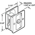 thumbnail image 2 of Pocket Door Privacy Lock and Pull, 2-3/4 in. tall, Classic Bronze, 2 of 4