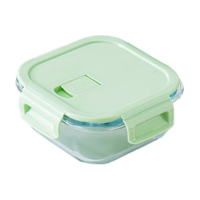Bento Lunch Box Glass Bento Box Can Be Microwave Heated, Student Lunch Box, Office Fresh-Keeping Box