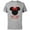 Athletic Heather, variant on Disney Minnie Mouse Mother-in-Law Red Bow Mother’s Day - Short Sleeve Cotton T-Shirt for Adults - Customized-Black