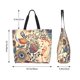 thumbnail image 5 of Fotbe Floral With Birds And Fantasy Flowers Bolsa Tote Estética de Lona con Estampado para Mujer - Bolsa Reutilizable de Hombro Casual para Vacaciones, Compras, Trabajo y Gimnasio, 5 of 8