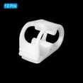 thumbnail image 3 of Uxcell Plastic Tube Tubing Clamps, 2Pcs 1/4" - 1/2" Tube OD Adjustable Precise Flow Control Hose Clamp White, 3 of 6