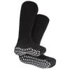 Non Slip Diabetic Socks, Loose Top Hospital Socks, Soft Diabetic Socks, Black XL