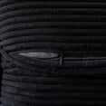 thumbnail image 3 of Corduroy Throw Pillows, Yamaziot 18"x18" Decorative Pillow Cushion with Pillow Insert for Sofa, Bed, Living Room, Black, 4 Pack, 3 of 5