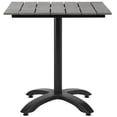 thumbnail image 7 of Side Dining Chair and Table Set, Dark Brown Gray, Metal, Outdoor Patio Balcony Cafe Bistro Garden Hospitality Restaurant, Modern Contemporary HB32699, 7 of 7