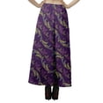 thumbnail image 6 of Moomaya Printed High Low Crop Top Kurti Palazzo Set Ethnic Indian Clothing Set For Womens, 6 of 9