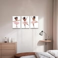thumbnail image 5 of ZHONGYUTONG Ballerina Pictures Wall Art Ballet Canvas Little Girl Pictures Dancer Art Prints 3 Piece Pink Decor for Girls Room Bedroom (11.00" x 14.00" x 3PCS), 5 of 6
