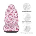 thumbnail image 4 of Wukai Flower Butterfly Full Set Car Seat Covers with Soft Padding Universal Auto Front Seats Protector and Cushion Mat, 4 of 5