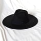 thumbnail image 2 of Classic Women's Felt Panama Hats Vintage Rancher Hat Floppy Panama Hat with Bow for Wedding Party Performance, 2 of 4