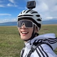 thumbnail image 2 of Gafas de sol cuadradas que cambian de color para montar de noche Gafas de sol para mujer Gafas de sol para ciclismo de día y de noche de doble uso a prueba de viento para hombres, 2 of 5