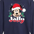 thumbnail image 3 of Disney - Jolly Mickey Christmas - Toddler & Youth Long Sleeve Graphic T-Shirt, 3 of 5