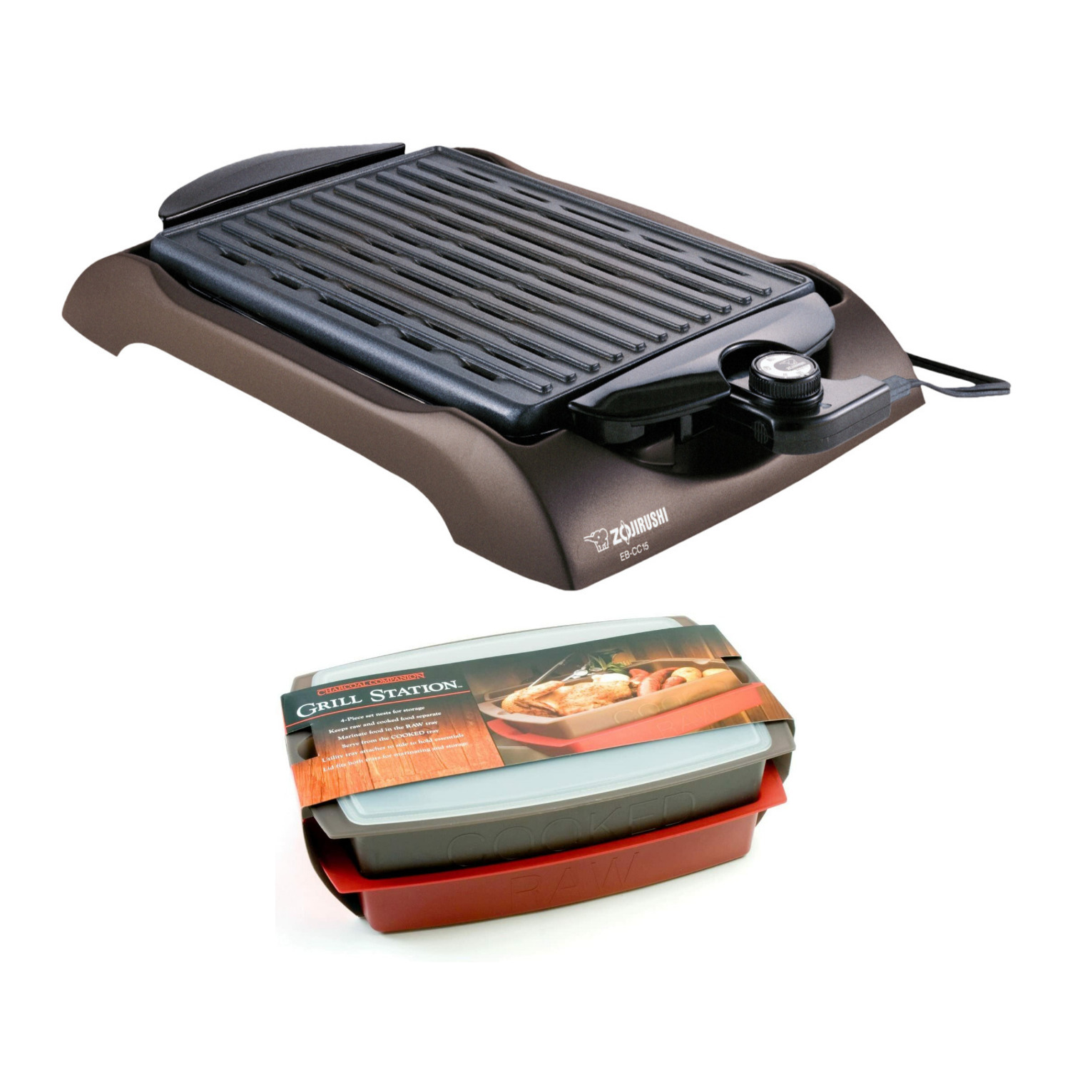 Zojirushi EB-CC15 Indoor Electric Grill with Grill Station - image 1 of 7