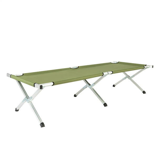 Portable Folding Camping Cot with Carrying Bag Army Green RHB-03A