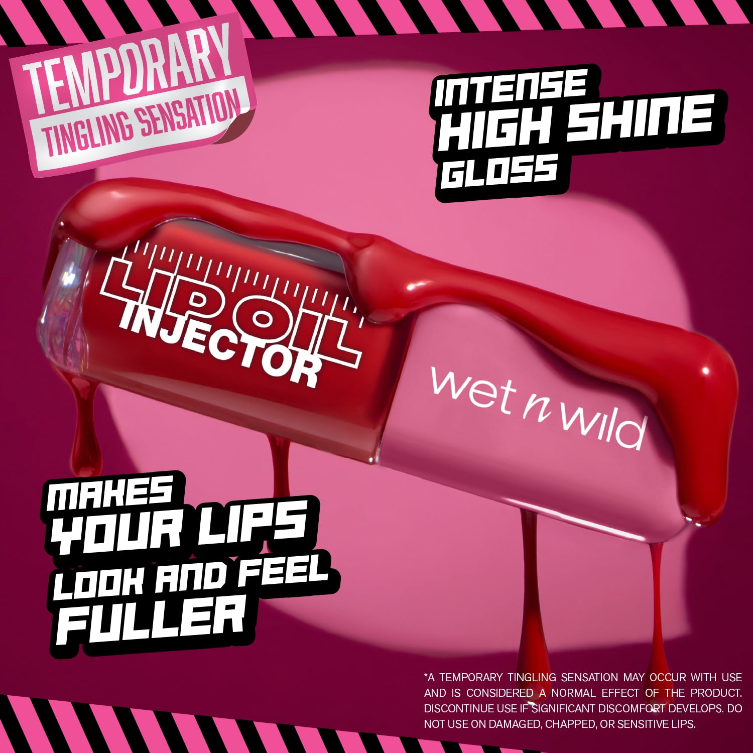Wet N Wild Lip Oil Injector, Hottest Flame, 0.23 fl oz