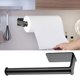 thumbnail image 2 of Gibobby Papel higiénico Papel Toallero de baño Estante de cocina de Inodoro Cocina de inoxidable, y bar(Negro), 2 of 5